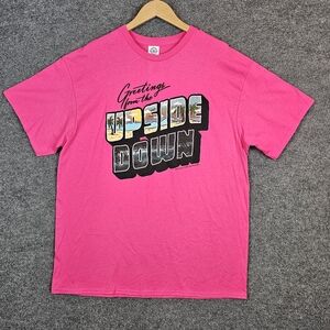 Delta Vibrant Pink 'Upside‎ Down' Tee